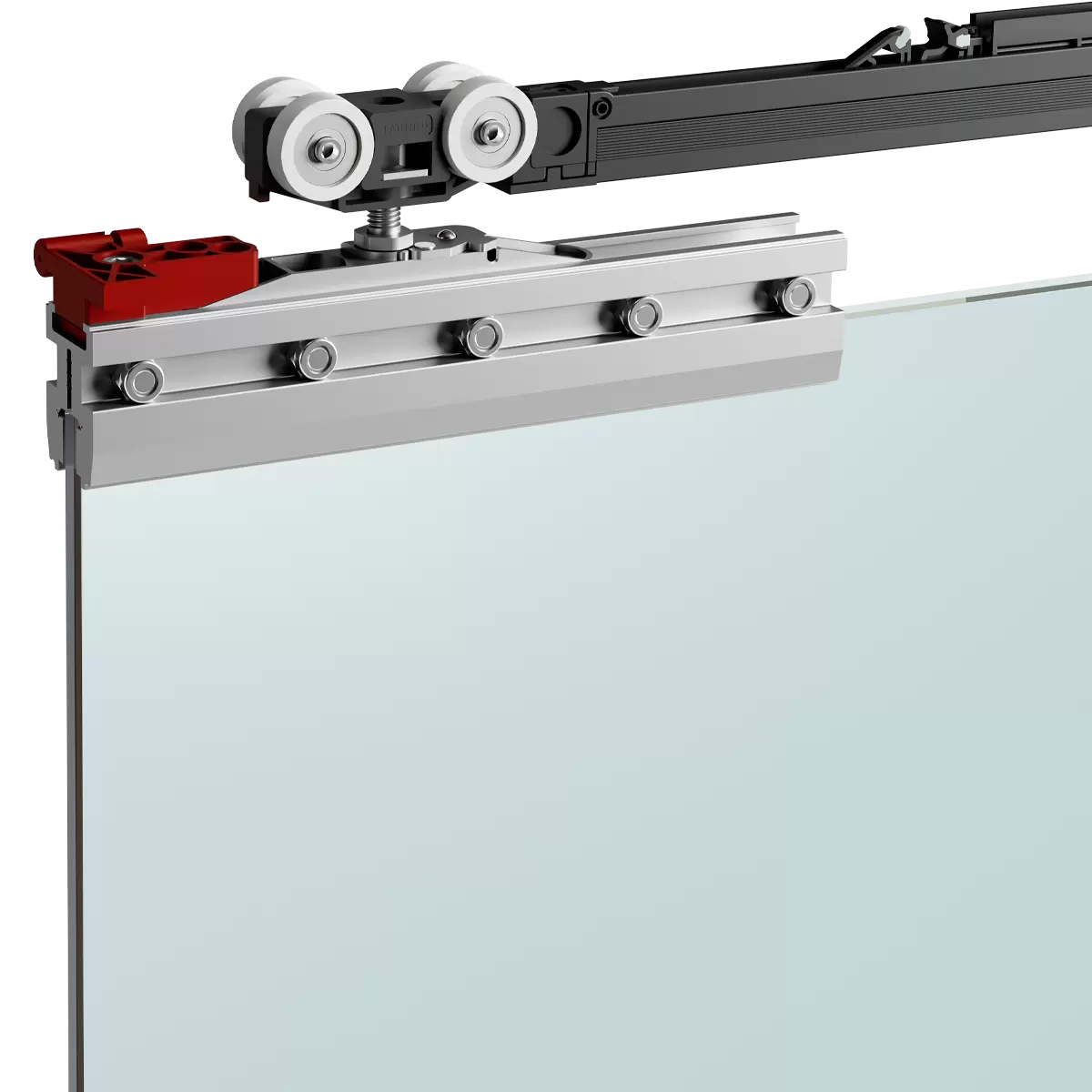 Puerta de division de ambiente en vidrio